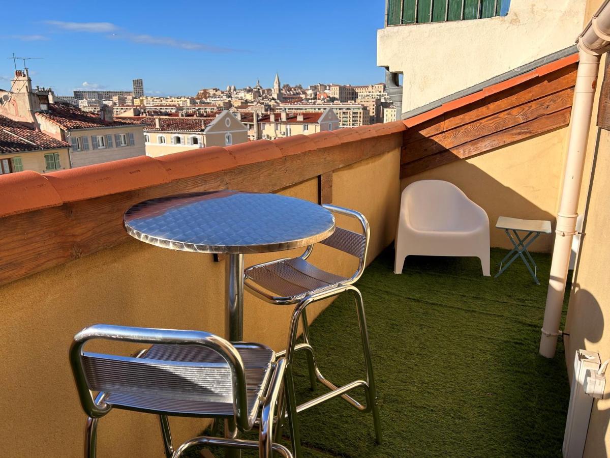 דירות מרסיי Loft Moderne Vue Vieux Port Terrasse Rooftop מראה חיצוני תמונה